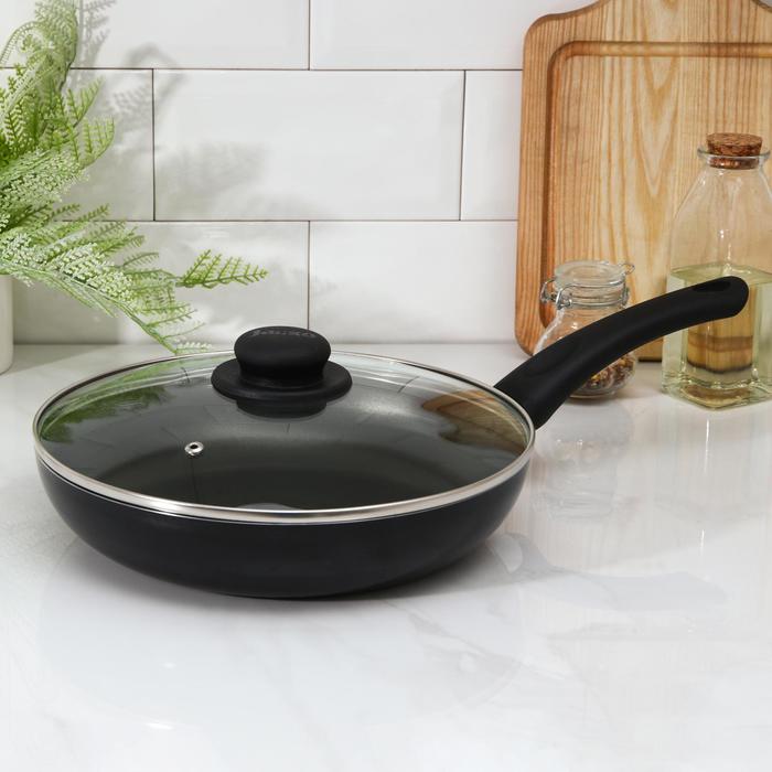 Сковорода Lite, d=26 см, стеклянная крышка, антипригарное покрытие
Сковорода Lite, d=26 см, стеклянная крышка, антипригарное покрытие