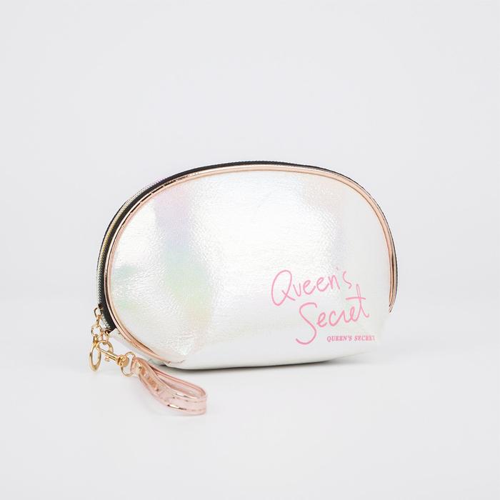 Косметичка на молнии, с ручкой, цвет белый
Косметичка на молнии, с ручкой, цвет белый