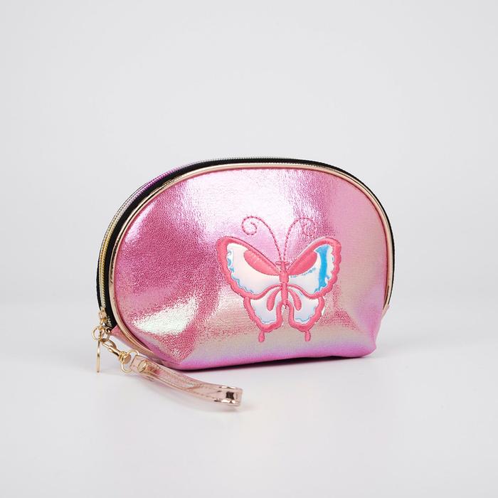 Косметичка на молнии, с ручкой, цвет малиновый
Косметичка на молнии, с ручкой, цвет малиновый