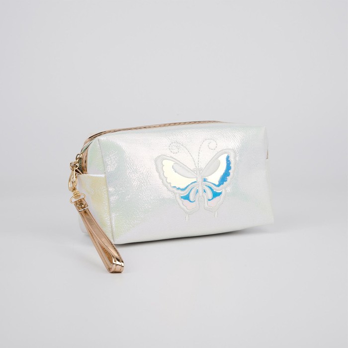 Косметичка на молнии, с ручкой, цвет белый
Косметичка на молнии, с ручкой, цвет белый