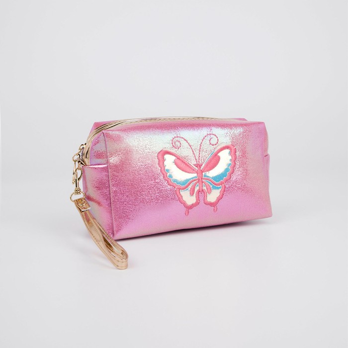 Косметичка на молнии, с ручкой, цвет малиновый
Косметичка на молнии, с ручкой, цвет малиновый