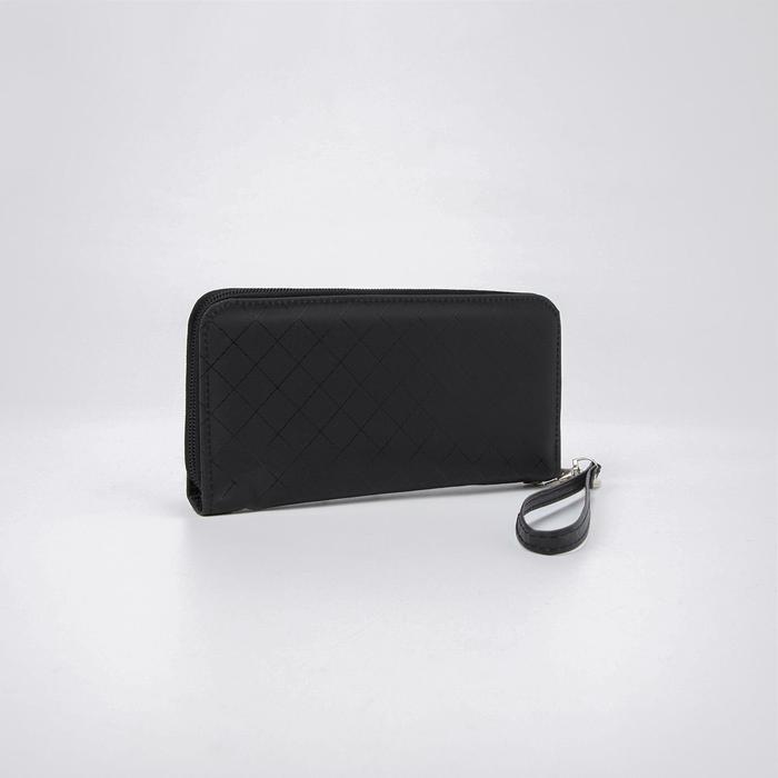 Кошелёк женский, 3 отдела молнии, наружный карман, цвет чёрный
Кошелёк женский, 3 отдела молнии, наружный карман, цвет чёрный