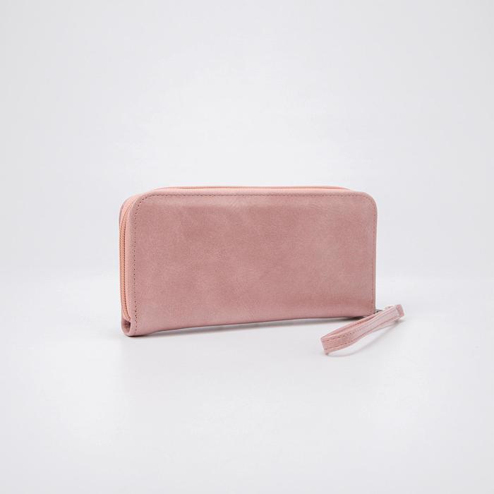 Кошелёк женский, 3 отдела молнии, наружный карман, цвет розовый
Кошелёк женский, 3 отдела молнии, наружный карман, цвет розовый