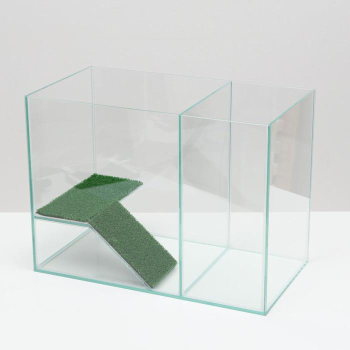 Аквариум-террариум с мостиком 30 литров, без крышки, 42 x 22,5 x 31 см
Аквариум-террариум с мостиком 30 литров, без крышки, 42 x 22,5 x 31 см