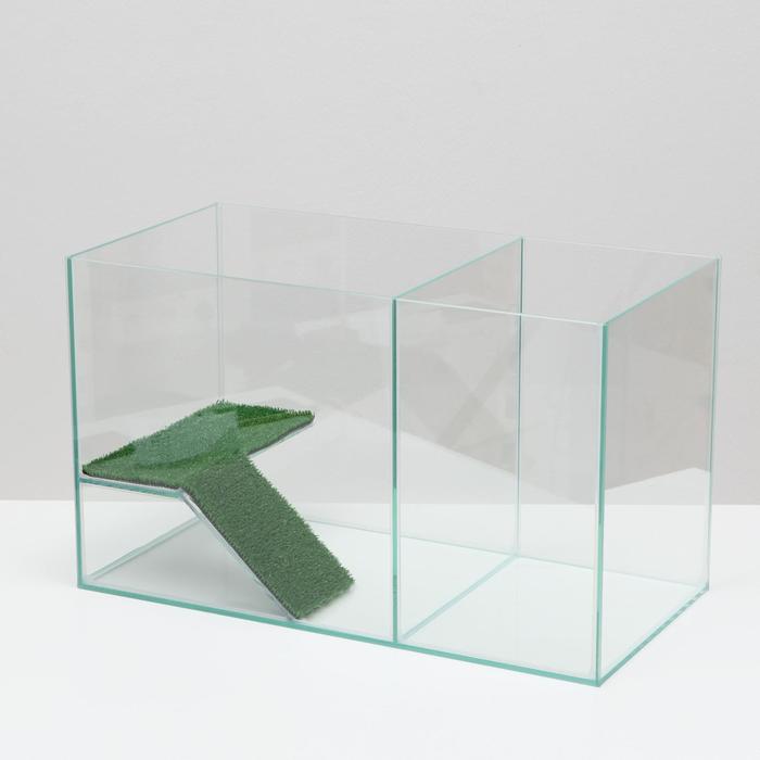 Аквариум-террариум с мостиком 35 литров, без крышки, 50 x 25 x 30 см
Аквариум-террариум с мостиком 35 литров, без крышки, 50 x 25 x 30 см