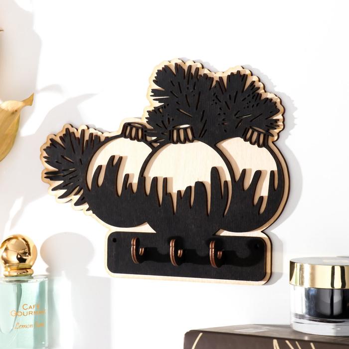 фото Ключница "шарики" 20х16 см