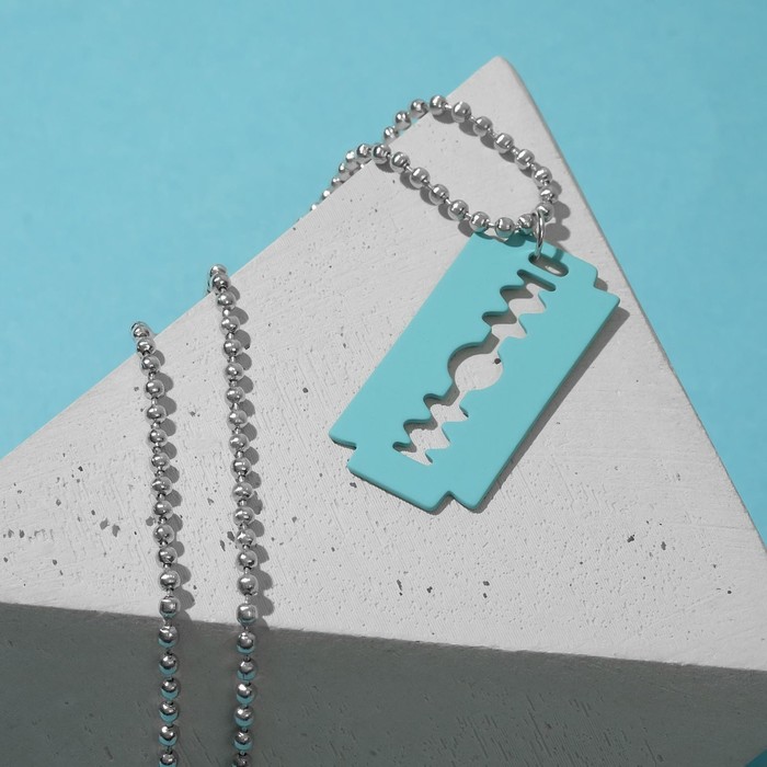 Кулон "Лезвие", цвет морской в серебре, 48 см
Кулон "Лезвие", цвет морской в серебре, 48 см