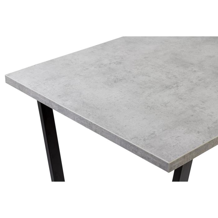 фото Стол атлант-11 1300х800х750 бетон чикаго светлый/опора атлант-черный