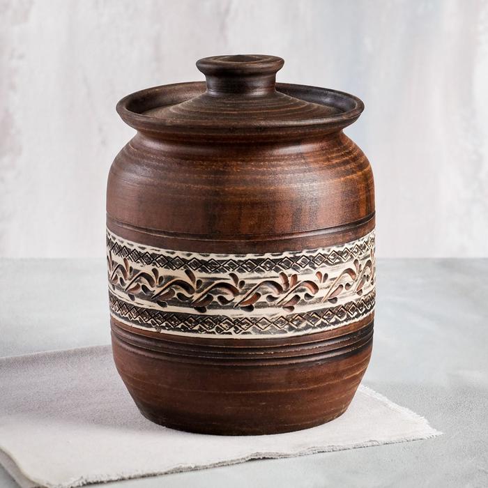 Бочонок, ангоб, красная глина, 2 л
Бочонок, ангоб, красная глина, 2 л