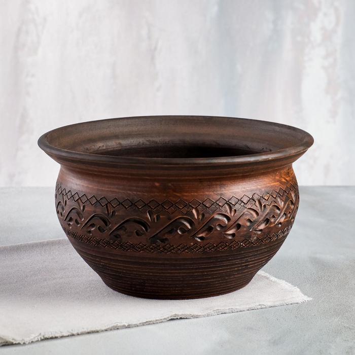 Миска "Пирожковая", декор, красная глина, 2.5 л
Миска "Пирожковая", декор, красная глина, 2.5 л