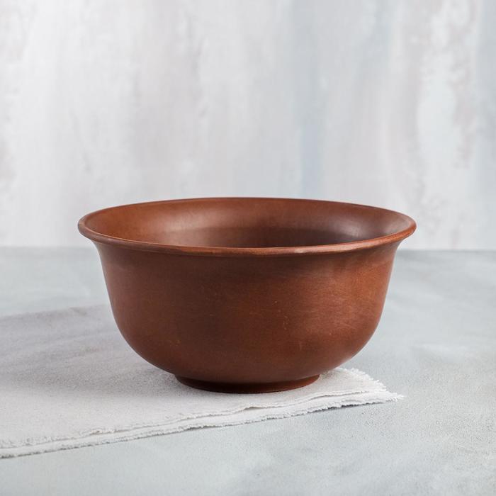 Миска, гладкая, красная глина, 1 л
Миска, гладкая, красная глина, 1 л