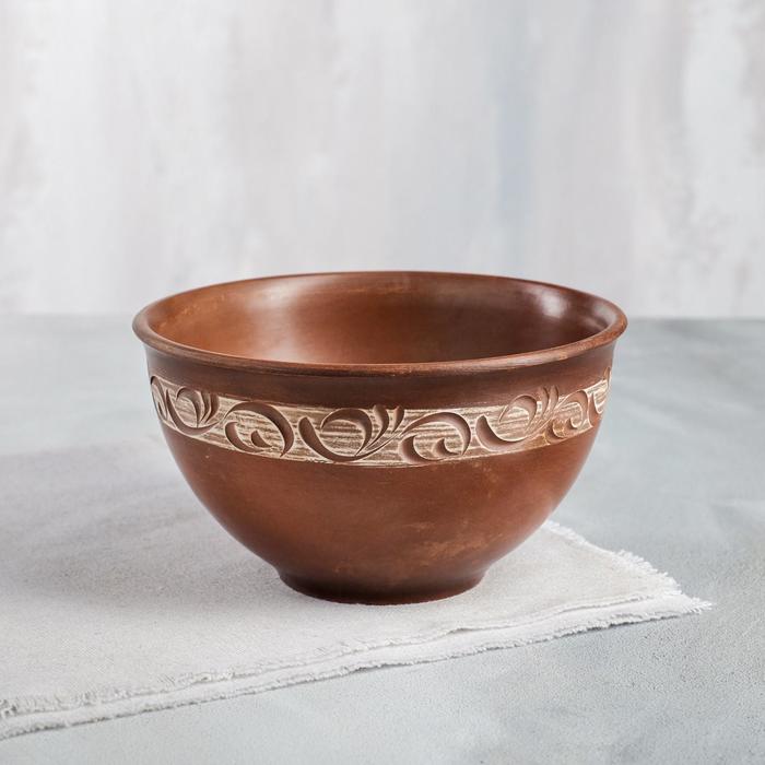 Салатник "Узор", ангоб, красная глина, 0.8 л
Салатник "Узор", ангоб, красная глина, 0.8 л