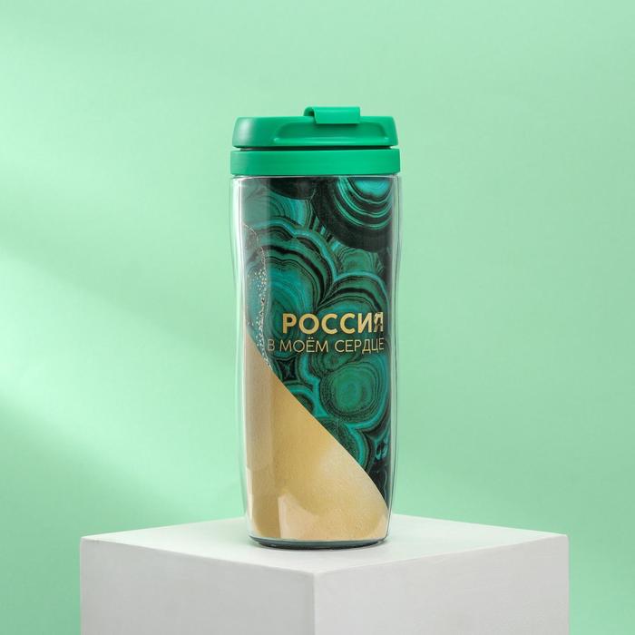 Термостакан со вставкой «Россия в нашем сердце», 350 мл
Термостакан со вставкой «Россия в нашем сердце», 350 мл