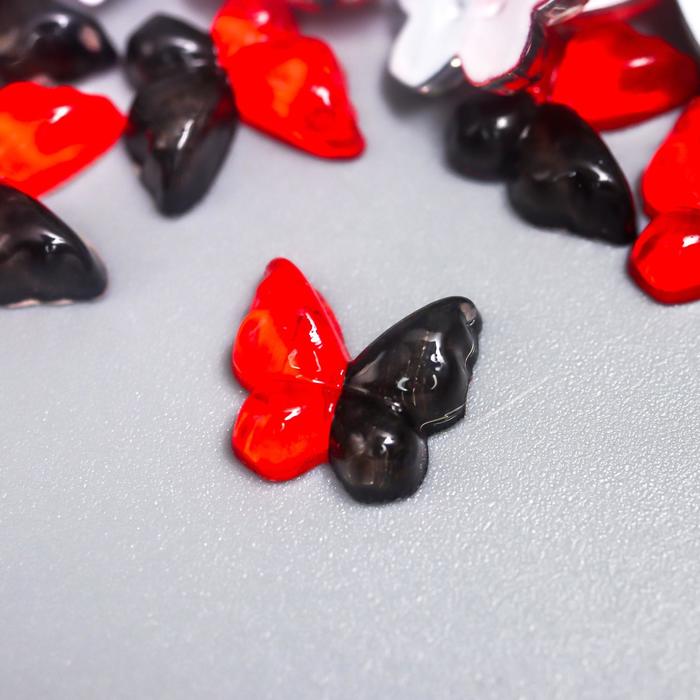 Декоративный элемент "Бабочка" 10 мм чёрно-красный
Декоративный элемент "Бабочка" 10 мм чёрно-красный