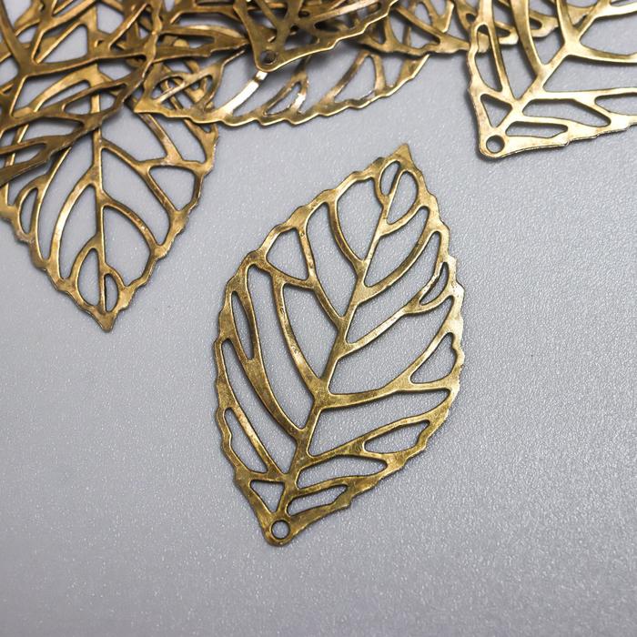 Подвеска "Лист" малый цвет бронза 2х3,4 см
Подвеска "Лист" малый цвет бронза 2х3,4 см