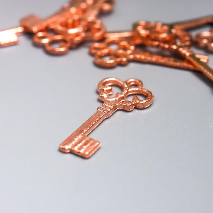 фото Подвеска "ключик" , цвет розовое золото 2х1 см