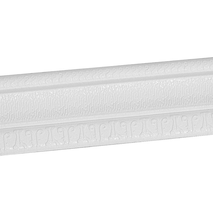 Самоклеящийся ПВХ плинтус 3D белый текстура, 2,3м
Самоклеящийся ПВХ плинтус 3D белый текстура, 2,3м