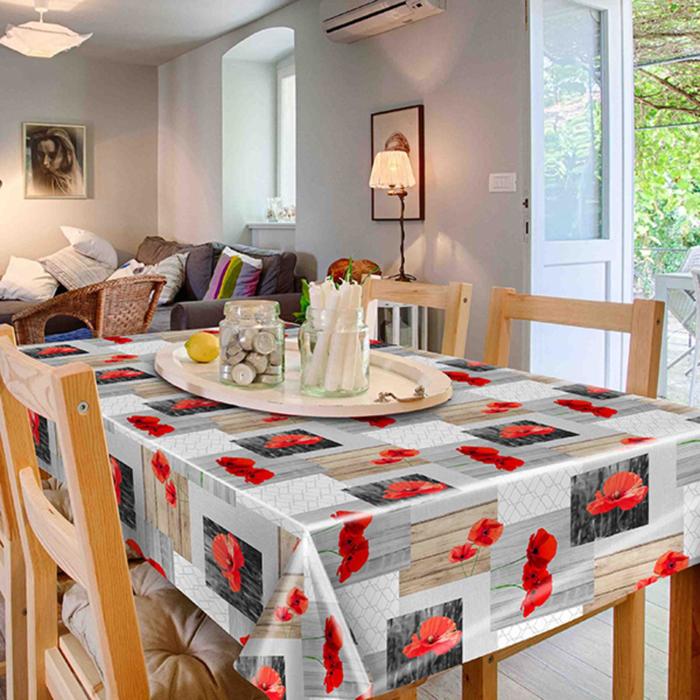 Клеёнка Futura 140 см, рулон 20 м, рисунок «Алый мак»
Клеёнка Futura 140 см, рулон 20 м, рисунок «Алый мак»