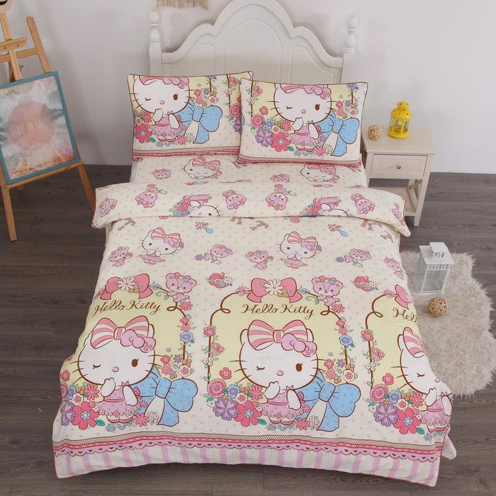 Постельное бельё 1,5 сп «Китти», размер 160х230 см, 160х220 см, 50х70 см
Постельное бельё 1,5 сп «Китти», размер 160х230 см, 160х220 см, 50х70 см