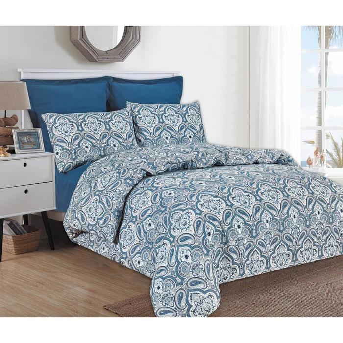 Постельное бельё евро «Лоренсо», размер 230х250 см, 200х220 см, 50х70 см - 2 шт, 70х70 см - 2 шт
Постельное бельё евро «Лоренсо», размер 230х250 см, 200х220 см, 50х70 см - 2 шт, 70х70 см - 2 шт