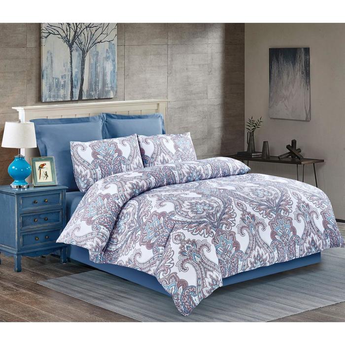 Постельное бельё евро «Блюми», размер 230х250 см, 200х220 см, 50х70 см - 2 шт, 70х70 см - 2 шт
Постельное бельё евро «Блюми», размер 230х250 см, 200х220 см, 50х70 см - 2 шт, 70х70 см - 2 шт