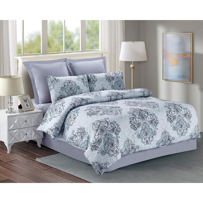 Постельное бельё евро «Лючиана», размер 230х250 см, 200х220 см, 50х70 см - 2 шт, 70х70 см - 2 шт
Постельное бельё евро «Лючиана», размер 230х250 см, 200х220 см, 50х70 см - 2 шт, 70х70 см - 2 шт