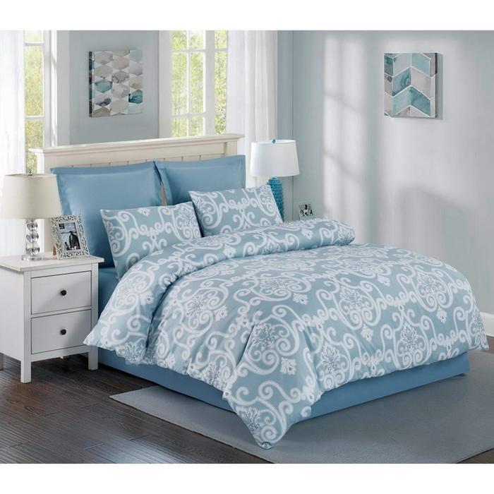 Постельное бельё евро «Теида», размер 230х250 см, 200х220 см, 50х70 см - 2 шт, 70х70 см - 2 шт
Постельное бельё евро «Теида», размер 230х250 см, 200х220 см, 50х70 см - 2 шт, 70х70 см - 2 шт