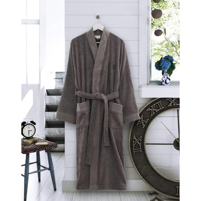 Мужской халат «VELNES», размер L, цвет бежевый
Мужской халат «VELNES», размер L, цвет бежевый