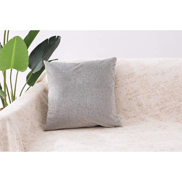 Наволочка «Кристал», размер 45х45 см, цвет светло-серый
Наволочка «Кристал», размер 45х45 см, цвет светло-серый