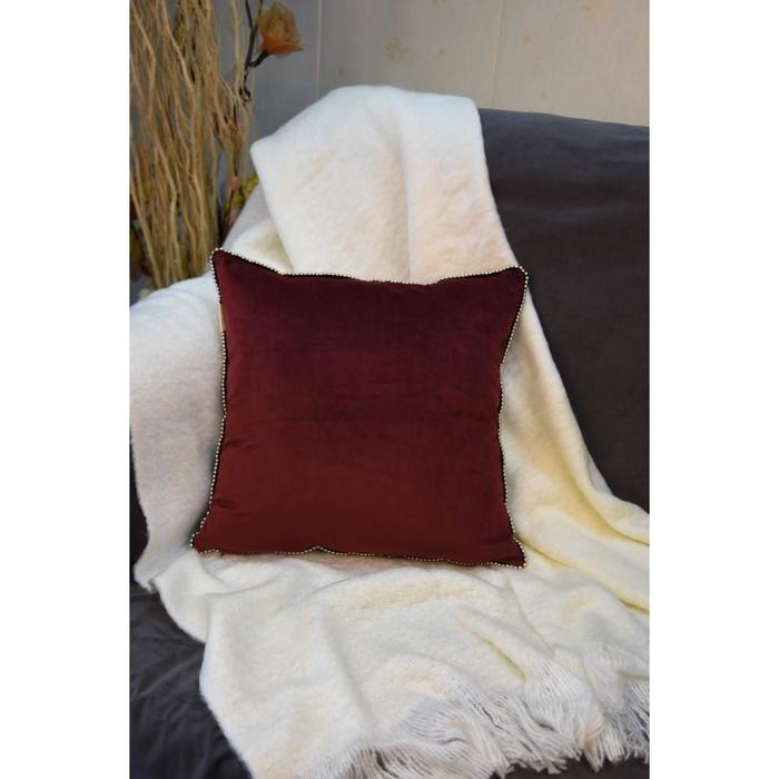 Наволочка «Шарлота», размер 45х45 см, цвет бордовый
Наволочка «Шарлота», размер 45х45 см, цвет бордовый