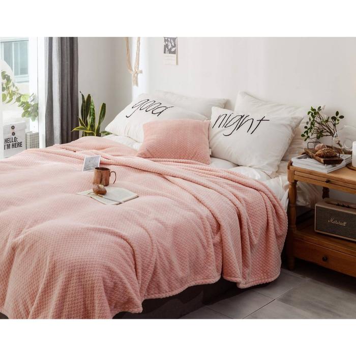 Покрывало «Вива», размер 160х220 см, цвет пудровый 
Покрывало «Вива», размер 160х220 см, цвет пудровый