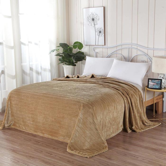 Покрывало «Калипсо», размер 160х220 см, цвет бежевый
Покрывало «Калипсо», размер 160х220 см, цвет бежевый