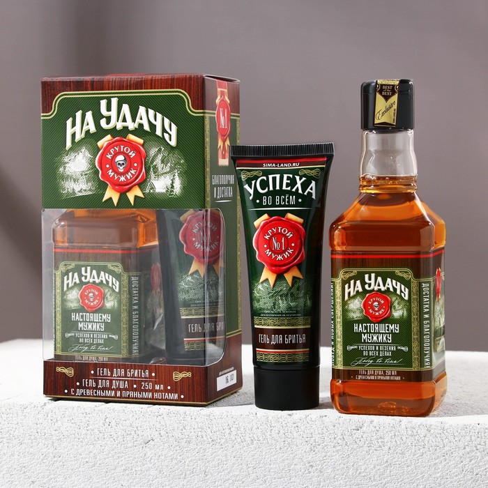 Набор «На удачу» гель для душа 250 мл, аромат древесно-пряный, гель для бритья 75 мл
Набор «На удачу» гель для душа 250 мл, аромат древесно-пряный, гель для бритья 75 мл