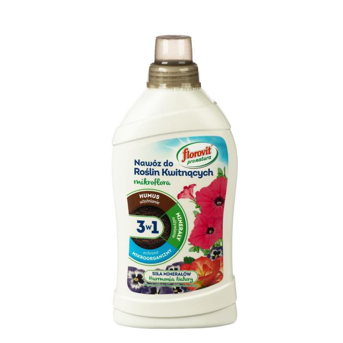Удобрение жидкое Florovit Про Натура Микрофлора 3 в1 для цветущих, 1 л
Удобрение жидкое Florovit Про Натура Микрофлора 3 в1 для цветущих, 1 л