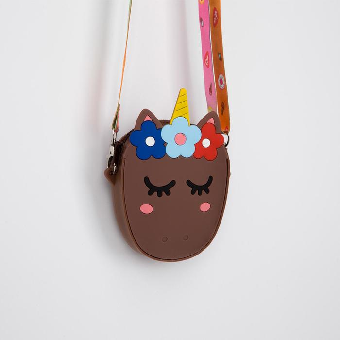 Сумка детская на молнии, цвет коричневый
Сумка детская на молнии, цвет коричневый