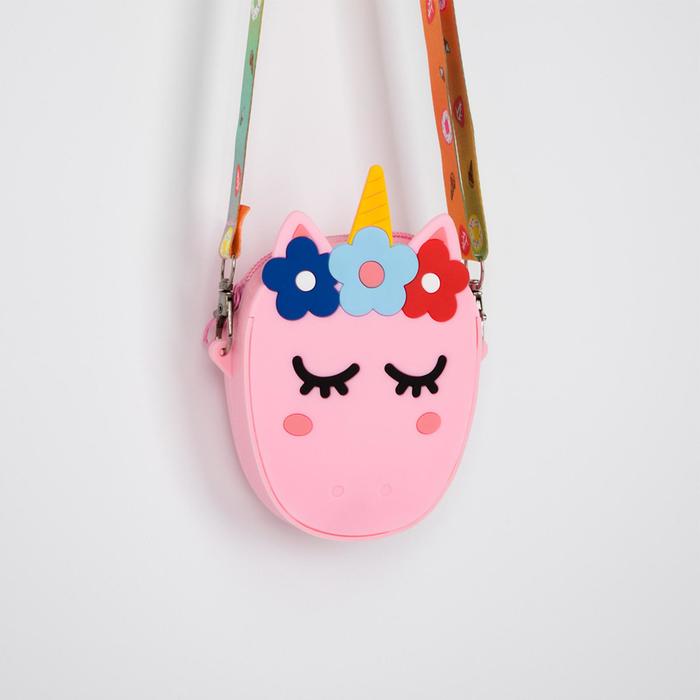 Сумка детская на молнии, цвет розовый
Сумка детская на молнии, цвет розовый