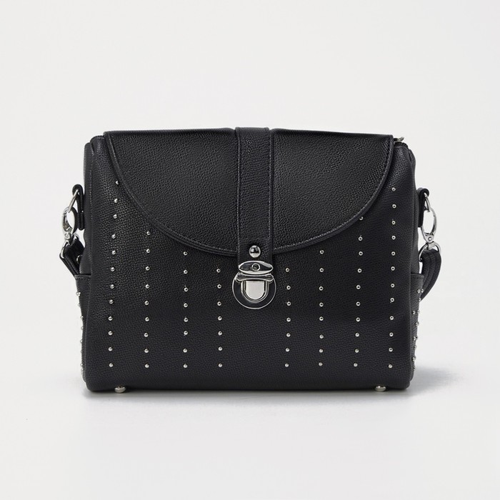 Сумка-мессенджер на клапане, наружный карман, 2 боковых кармана, цвет чёрный
Сумка-мессенджер на клапане, наружный карман, 2 боковых кармана, цвет чёрный