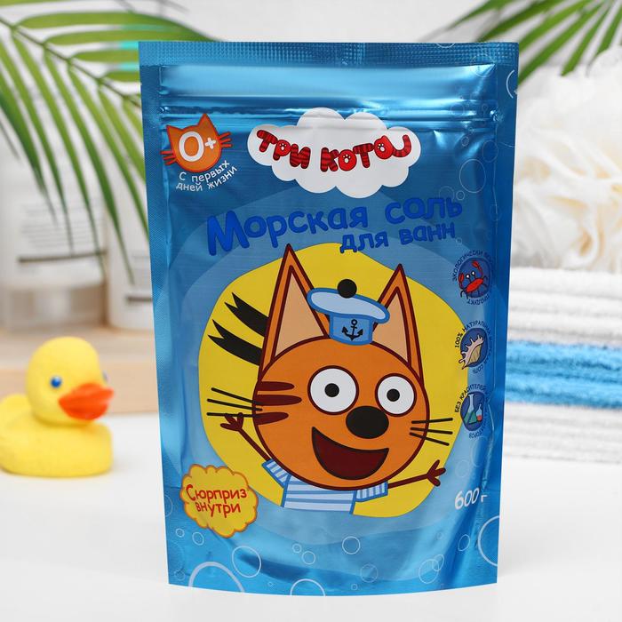 Морская соль для ванн «Три кота» для детей, с первых дней жизни, с магнитом внутри, 600 г
Морская соль для ванн «Три кота» для детей, с первых дней жизни, с магнитом внутри, 600 г