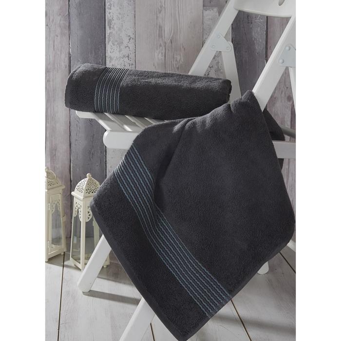 Полотенце Sokol, размер 70х140 см, цвет антрацит серый
Полотенце Sokol, размер 70х140 см, цвет антрацит серый