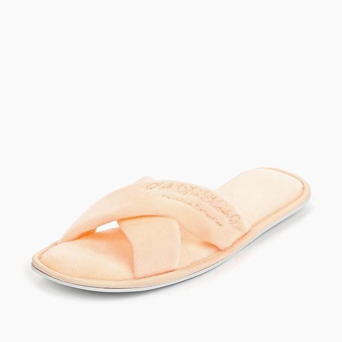 Тапочки №5 женские, размер L, цвет персиковый
Тапочки №5 женские, размер L, цвет персиковый