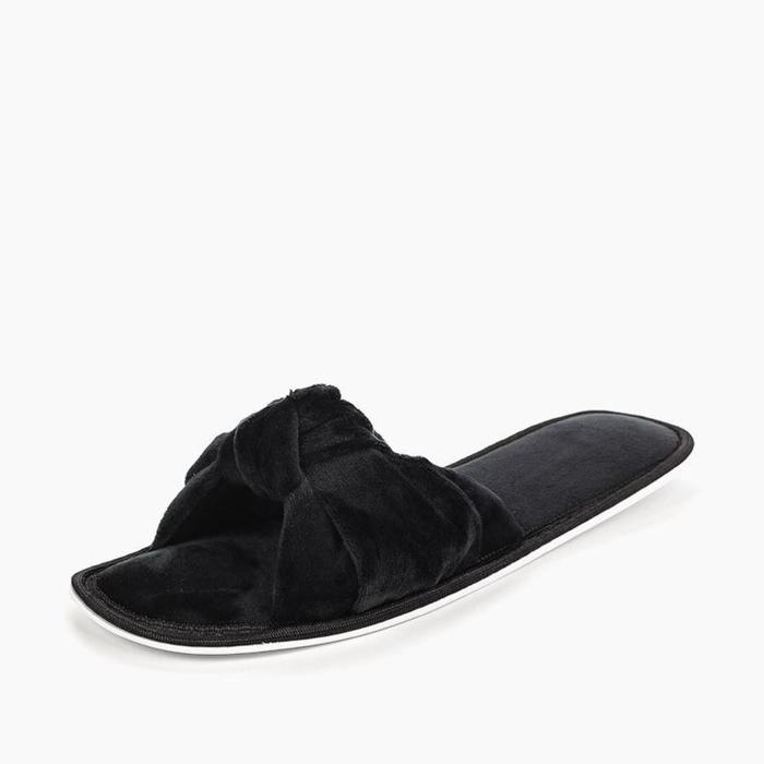 Тапочки №6 женские, размер M, цвет чёрный
Тапочки №6 женские, размер M, цвет чёрный