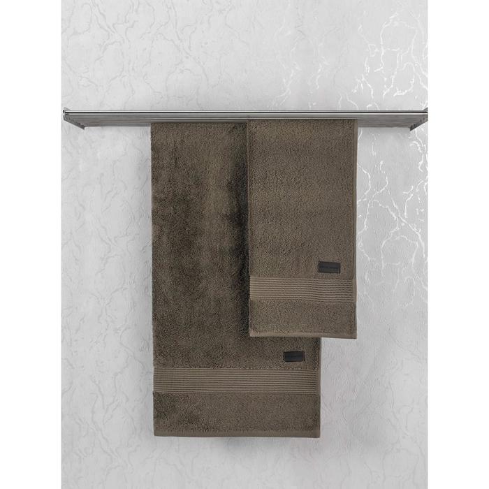 Полотенце махровое Carlos, размер 70х140 см, цвет кофе 
Полотенце махровое Carlos, размер 70х140 см, цвет кофе