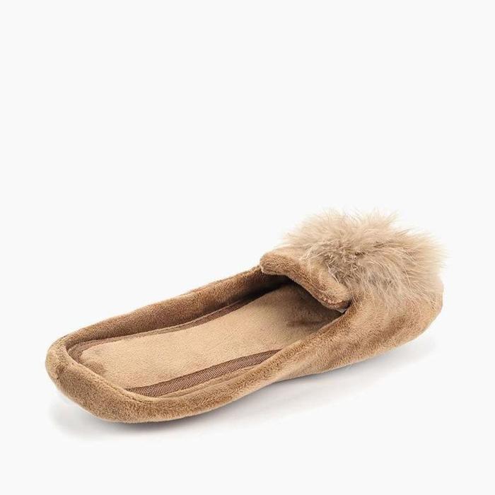 фото Тапочки №10 женские, размер 36, цвет бежевый sofi de marko