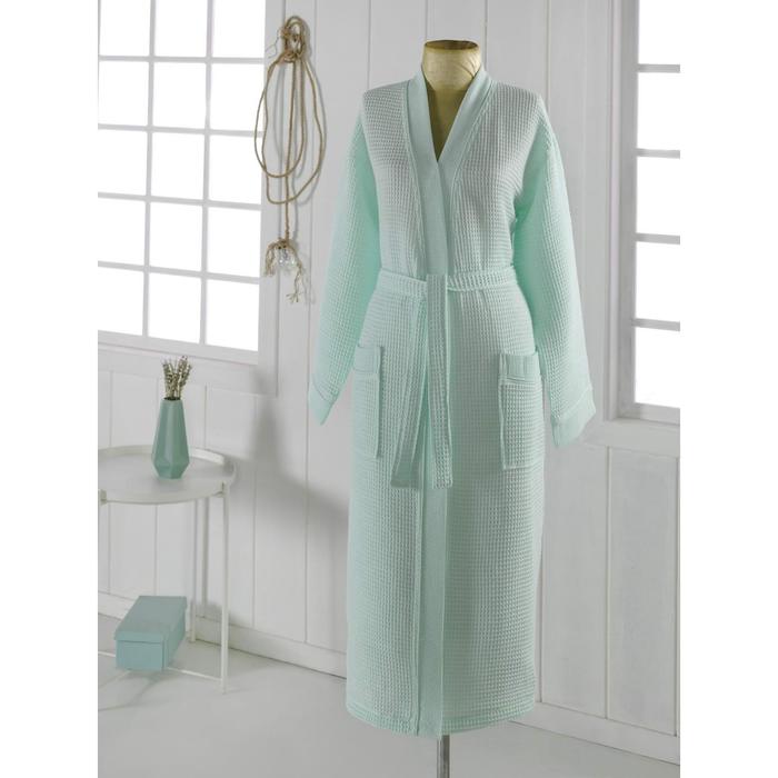Халат вафельный кимоно NEVA, размер XL, цвет ментоловый
Халат вафельный кимоно NEVA, размер XL, цвет ментоловый