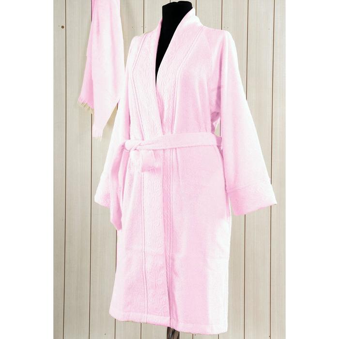 Халат махровый SENSE, размер L-XL, цвет розовый
Халат махровый SENSE, размер L-XL, цвет розовый