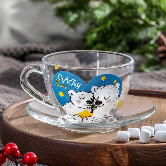 Чайная пара стекло «Счастье до небес »
Чайная пара стекло «Счастье до небес »