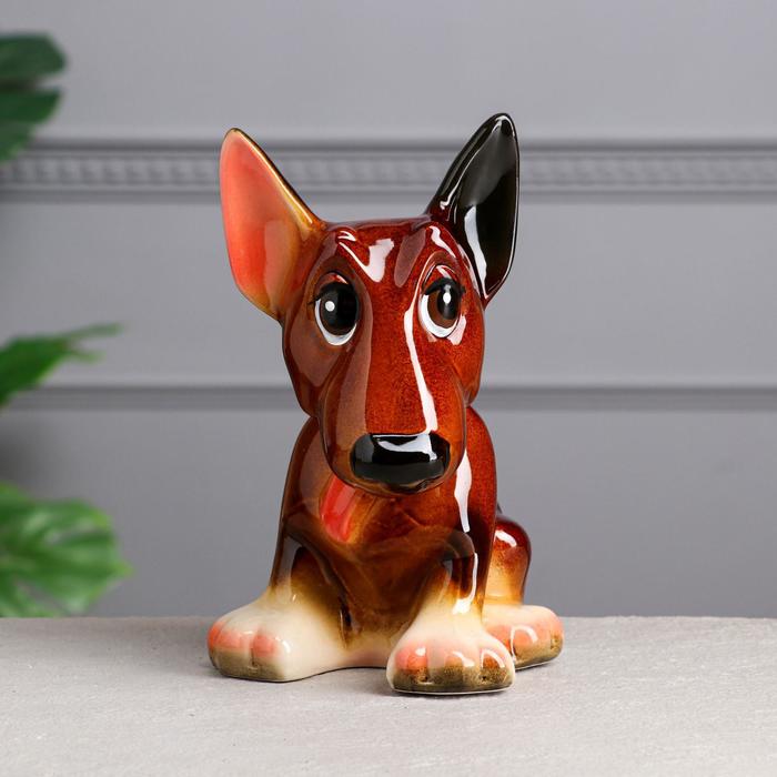 Копилка "Собака Бультерьер", коричневая, глянец, 18 см
Копилка "Собака Бультерьер", коричневая, глянец, 18 см