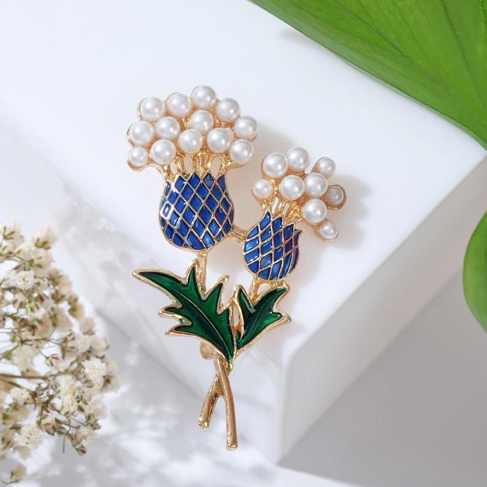 Брошь "Цветок" яркий с бусинами, цвет сине-зелёный в золоте
Брошь "Цветок" яркий с бусинами, цвет сине-зелёный в золоте