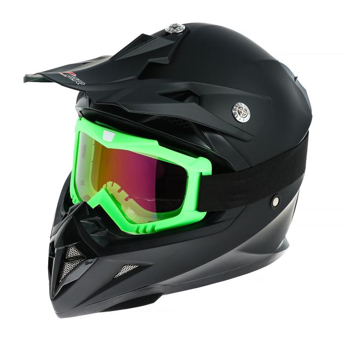 Очки-маска для езды на мототехнике, стекло золотой хром, цвет салатовый, ОМ-12
Очки-маска для езды на мототехнике, стекло золотой хром, цвет салатовый, ОМ-12