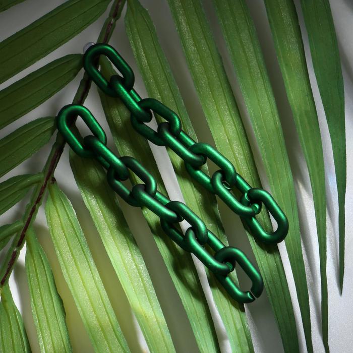 Серьги пластик "Цепь" овал, цвет ярко-зелёный
Серьги пластик "Цепь" овал, цвет ярко-зелёный